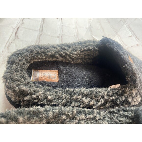 Dearfoams Men’s Clog Slippers Large 11–12 Dark Gray Memory Foam Indoor Outdoor - Picture 15 of 16